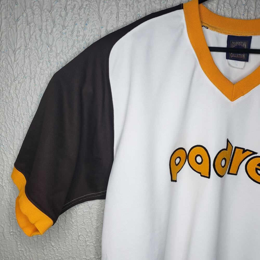 VINTAGE Majestic Cooperstown Jersey San Diego Padres Collection MLB Made USA XL - Picture 3 of 9